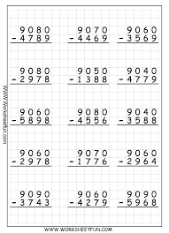 1/16's and there is an option to select 1/32's and 1/64's. 9 Subtraction Worksheets For Grade 1 Free Templates