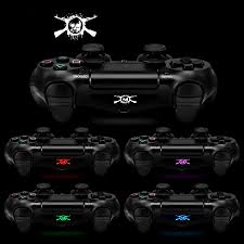 Extremerate 60 Pcs Set Vinyl Reuseable Lighttight Led Light Bar Decals Stickers For Playstation 4 Ps4 Ps4 Slim Ps4 Ps4 Pro Controller Playstation Bar Lighting