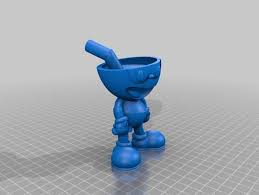 Cuphead V3 By Doctor Monster Thingiverse 3d Printer 3d Printing 3d Illustration