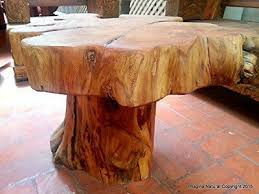 Coffee table made from tree trunk. Naturally Unique Cypress Tree Trunk Handmade Coffee Table Rustic Chilean Log T Ebay