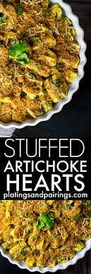 These Stuffed Artichoke Hearts Take All The Work Out Of Actually Stuffing An Artichoke Canned Articho Artichoke Recipes Canned Artichoke Recipes Veggie Dishes