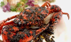 Black Blue Steak And Crab Black Pepper Crab Crab Dishes Stuffed Peppers Crab Recipes