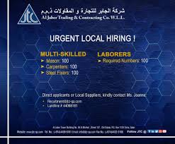 Multiple Job Openings Qatar Job Opening Job Qatar