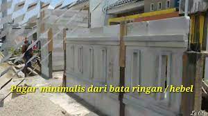 Maybe you would like to learn more about one of these? Pagar Minimalis Dari Bata Ringan Hebel Youtube