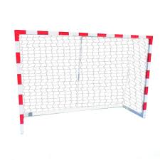 Trave De Handebol Em Tubo Quadrado Trave para futebol de campo modelo oficial com base, medindo 7,32m x 2,44m. brl