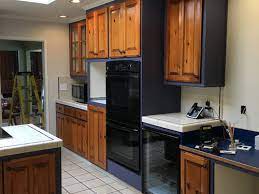 Make sure the cabinets and doors are clean and dry. Before And After Kitchen Cabinet Paint