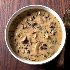Wild Rice And Mushroom Soup Cook S Illustrated Recipe Stuffed Mushrooms Recipes Mushroom Soup