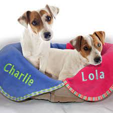 Which size is right for you? Personalised Dog Blankets Embroidered Name Uk D For Dog
