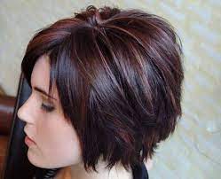 Sizzling long layers on a short bob. Dark Short Layered Hair Novocom Top