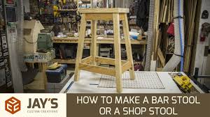 Visit our website for free downloadable pdf with step by step tutorial. How To Make A Bar Stool Or A Shop Stool Jays Custom Creations
