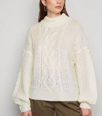 Check spelling or type a new query. Urban Bliss Cream Cable Knit Jumper New Look