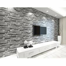 Adorable wallpapers > man made > television backgrounds (22 wallpapers). 3d Effect Wallpaper Bricks Slate Stone Pattern 10m Tv Background Home Bedroom Ebay