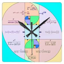 Golden Ratio Math Clock Zazzle Com Math Clock Golden Ratio Personalized Wall Clock