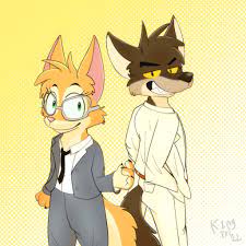 That Nerdy Ass Mule Deer on X: (Mr. Wolf and Diane Foxington From The Bad  Guys) BEST SUITED FOR THE JOB #furry t.coiXapRGOuvY  X
