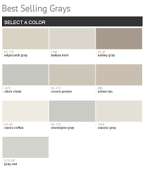 Benjamin Moore Best Selling Grays Paint Colors Benjamin Moore Benjamin Moore Paint Paint Colors For Home