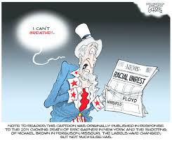 A woman walks by the george floyd artwork on a street in barcelona, spain. Week In Cartoons Twitter George Floyd And More