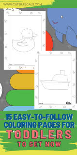 Books filled with images can be an excellent teaching aid and can keep your little ones involved. Easy To Follow Coloring Pages For Toddlers To Get Now
