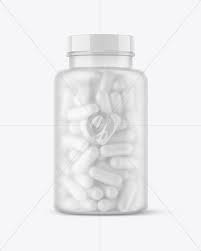 Download Frosted Pills Bottle Mockup In Jar Mockups On Yellow Images Object Mockups PSD Mockup Templates