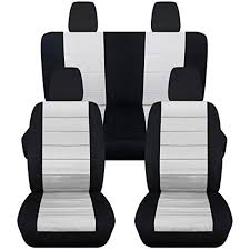 Black And White Jeep Wrangler Seat Covers Jeep Wrangler Jk 2011 To 2016 Seat Covers Black And Wh White Jeep Jeep Wrangler Jk Seat Covers