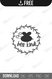 Free Free 185 Silhouette Bee Kind Svg SVG PNG EPS DXF File