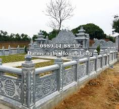 Mẫu lan can đá đẹp - Tường rào bằng đá tự nhiên