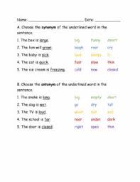 Click the buttons to print each worksheet and associated answer key. Synonyms And Antonyms Worksheets And Online Exercises