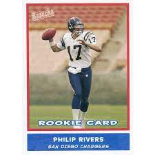 With rivers, specifically, how has he adapted to the team and are you getting the play out of him that you envisioned when you signed him back in march? Philip Rivers 2004 Topps Bazooka Rookie Card