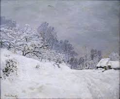 1867 Claude Monet Strada Di Fronte Alla Fattoria S Simeon Inverno D Orsay Artist Monet Impressionist Art Claude Monet