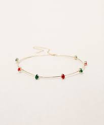 Colar choker pedras coloridas com pérola barroca natural no centro. Colar Feminino Folheado Choker Com Pedras Coloridas Dourado
