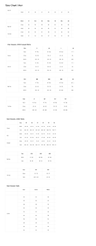 Dress Shirt Size Chart Van Heusen Dreamworks