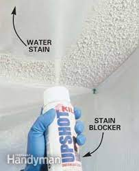 Check spelling or type a new query. Patch A Water Stained Ceiling Or Textured Ceiling Diy Family Handyman