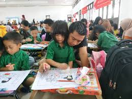 Ayah dan anak bayi ayah. Infopublik Mewarnai Gambar