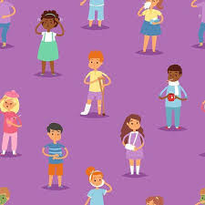 Sick Kids Vector Child With Headache Kids Vector Sick Kids Children