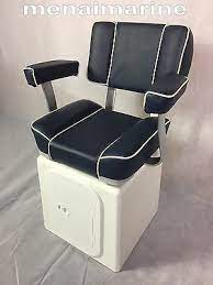 captains boat seat grp seat storage box with solid base 360 swivel and hatch ebay boat seats pontoon boat seats fishing boat seats