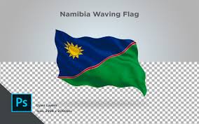 Former namaqua chief, hendrik witbooi, the tintenpalast, and the coat of arms of namibia were displayed on the note's obverse, while two springboks and the namibian flag were printed on the reverse. Namibia Waving Flag Illustration 147611 Templatemonster