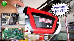 We just had a bad thunderstorm roll through our area and now my model 139.53663srt1 craftsman 1/2hp garage door opener will not open or close. Craftsman Garage Door Opener Repair Youtube