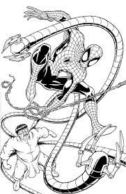 Free printable spiderman coloring pages. Doctor Octopus Coloring Page Coloring Home