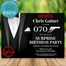 Order high quality cards online for a quick delivery. Editable Mens Birthday Invitation Template Instantly Customize Bobotemp