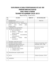 Check spelling or type a new query. Susunan Acara Perpisahan Kelas Xii Angkatan Perdana