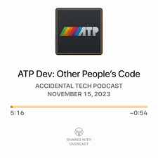 John Siracusa: "Here's a teaser from @atpfm's …"