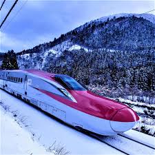 Kereta api shinkansen mampu melaju dengan kecepatan 300km/jam kereta api shinkansen di operasikan di indonesia maka kota jakarta dan semarang yang berjarak 525 km dapat di tempuh dalam waktu. Foto Shinkansen Di Pelbagai Lokasi Di Jepun Best Of Japan
