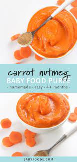 Carrot Puree Recipe For Baby Stage One Baby Foode Recipe Baby Puree Recipes Baby Food Recipes Pureed Food Recipes