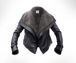Custom Made To Your Exact Specs Black Leather Biker Shearling Jacket By J O D 325 Via Etsy Black Leather Biker Jacket Shearling Jacket Black Leather