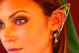 Celtic Knot Elf Ear Cuff: Adjustable Fantasy Jewelry, Silver or Gold