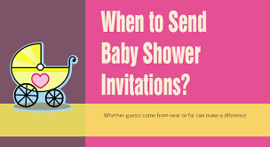 When Should You Send Out Baby Shower Invitations