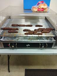 Hamburgers 🍔 on a commercial hot dog roller.... : rshittyfoodporn