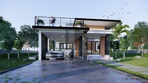 แบบบ านโมเด ร นม ระเบ ยงดาดฟ า 3 ห องนอน พ นท ใช สอย 175 ตรม ด ไอเด ยบ าน ร ปแบบบ าน ผ งบ าน ห องนอน