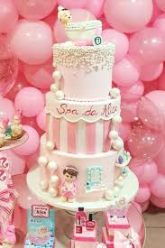 Birthday Cakes For Ladies 2020 Spa Birthday Cake In 2020 Girl Spa Party Spa Birthday Cake Spa Party Theme