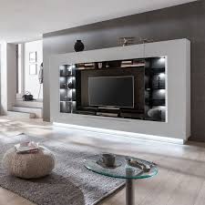 Wohnzimmer anbauwand in baiersdorf for €590 00 for. Dundee 2 Wohnwand Anbauwand Wohnzimmer 1 Teilig Hochglanz Weiss Kaufen Bei Froschkonig24 Gmbh