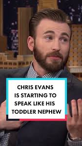 #ChrisEvans is starting to speak like his toddler nephew: "I don't like it"  😂 #FallonFlashback